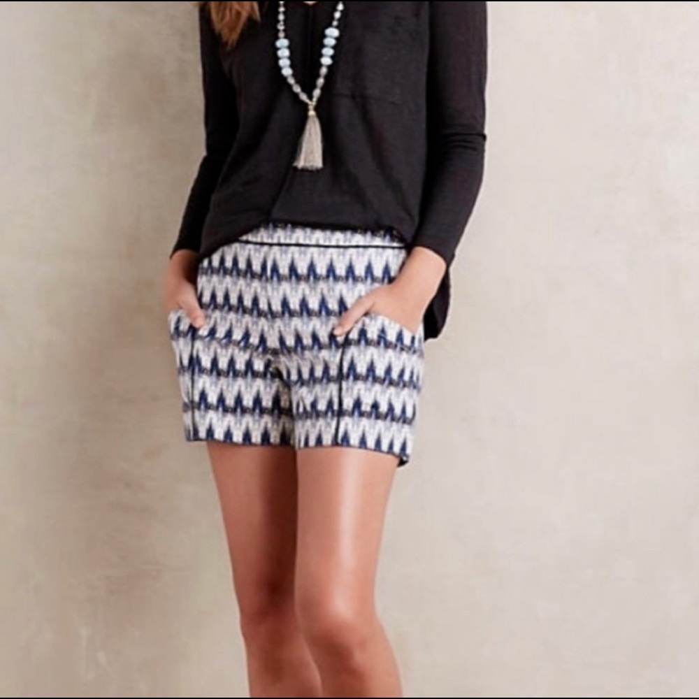 Anthro Cartonnier Larimar Ikst Shorts - Picture 1 of 5